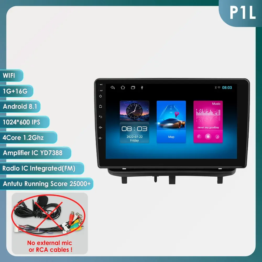 2din 9 "Android 12 Autoradio Voor Opel Corsa D 2007-2012 Hatchback Van Auto Multimedia Radio Speler Navi Gps Carplay Autoradio