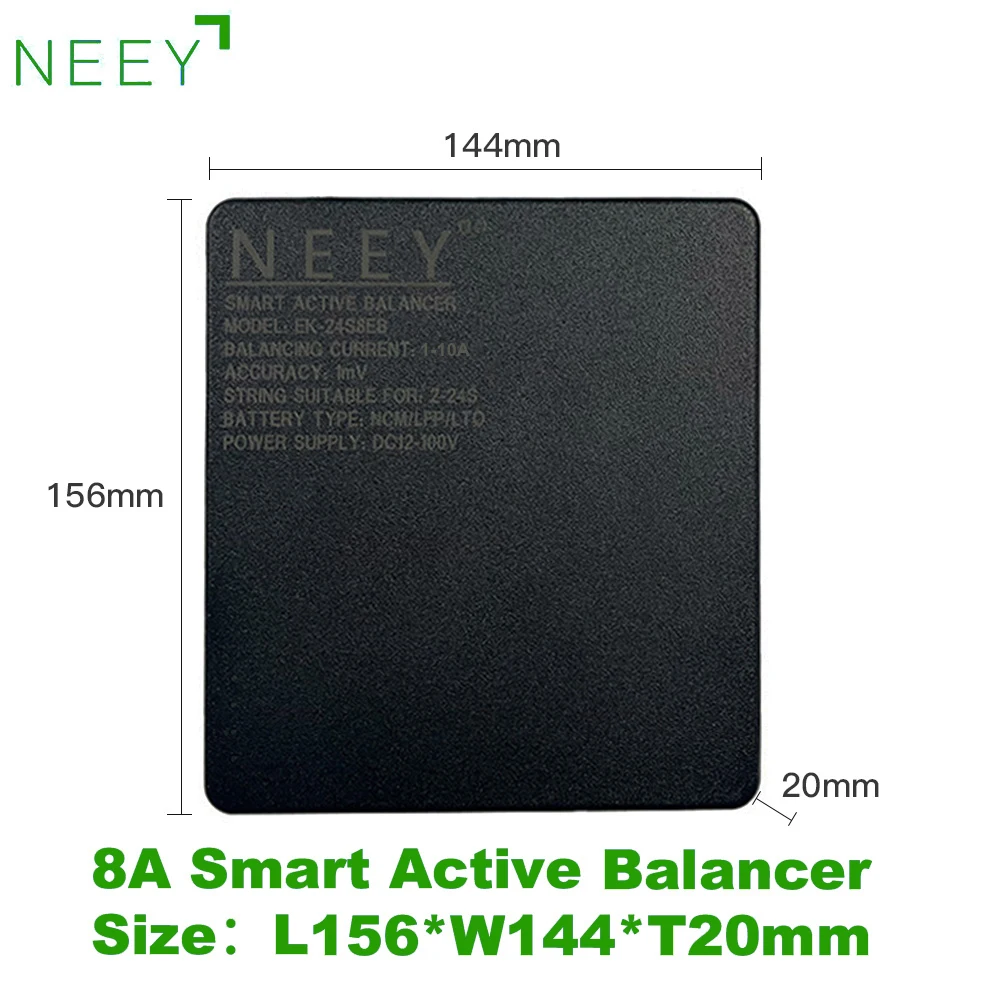 4TH NEEY 4A 8A 10A 15A Active Balancer 16S Smart BMS Lifepo4 Battery 8S 20S 24S 20V 48V 100V Li-ion Camping Energy Equalization