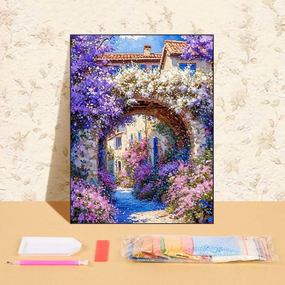 

Diamond Art Painting Kits Accessories Full Round Drill New Mosaic 5D Diy Diamond Paintings 20x30cm New 2025 Wall Art Pictures