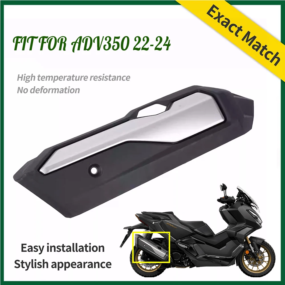 

Fit for 2022 - 2024 Honda ADV350 ADV 350 Motorcycle Exhaust Pipe Cover Cowl Protector 2023