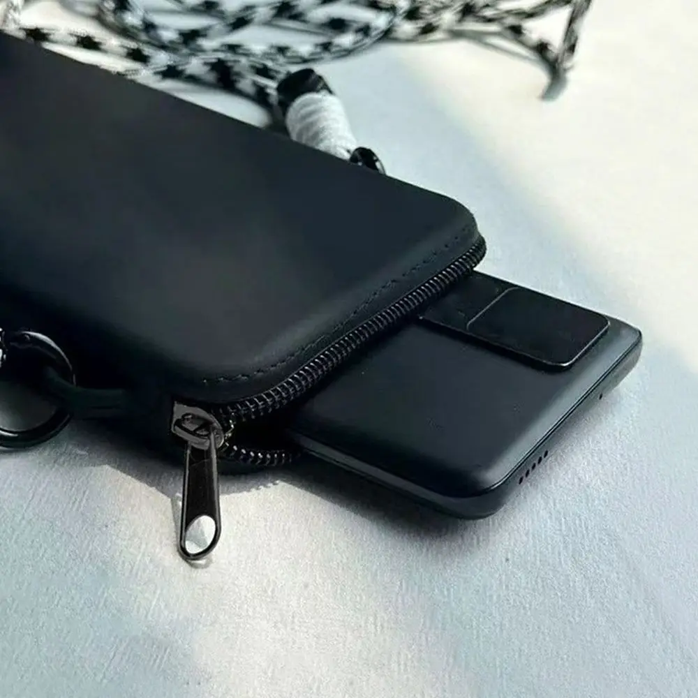 Neue Silikon-Handytasche Wasserdicht Große Kapazität Hängende Hals-Handytasche Multifunktionale Handy-Umhängetasche – Detail 5
