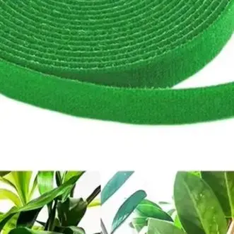 3 Rolls Green Garden Twine Plant Ties Nylon Plant Bandage Garden Hook Loop Bamboo Cane Wrap Support Garden Accessories