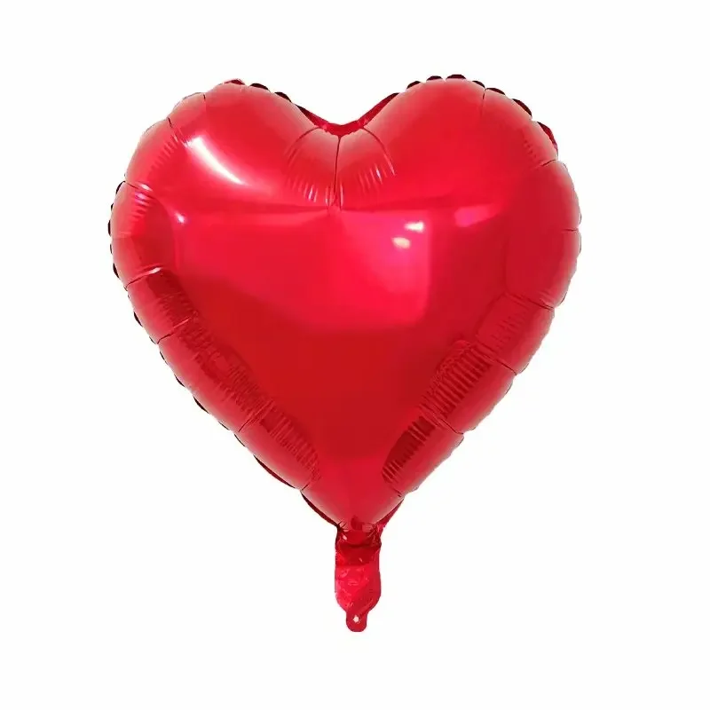 1/5/10pcs 18 inch heart-shaped love balloons for birthday parties, children, babies, showers, weddings, helium ball supplies