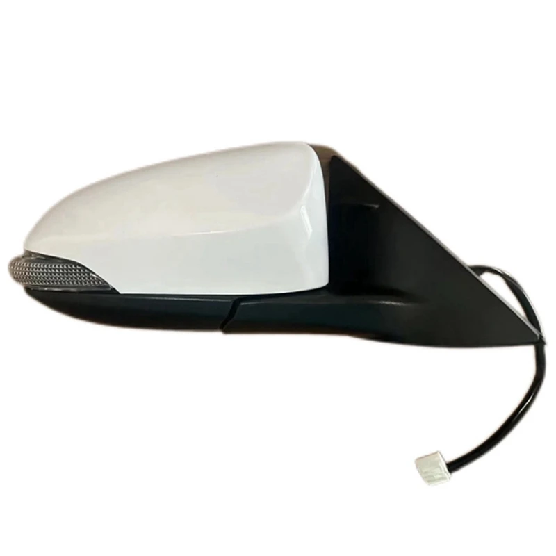 Espejo De Punto Ciego, Rectangular De Vidrio HD Sin Marco, Espejo Retrovisor Convexo Con Barra Ajustable Gran Angular Espejo Lateral Para Automovil