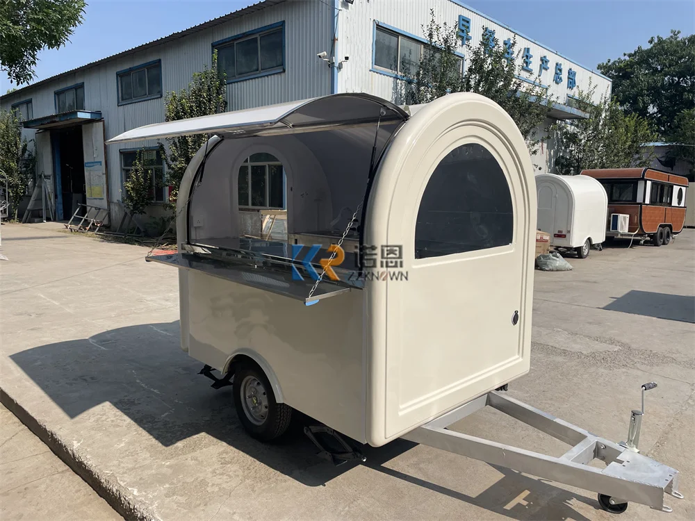 

Concession Food Truck Trailer Mobile Restaurant Coffee Ice Cream Kiosk Street Snack Pizza Cart Fast Food Truck