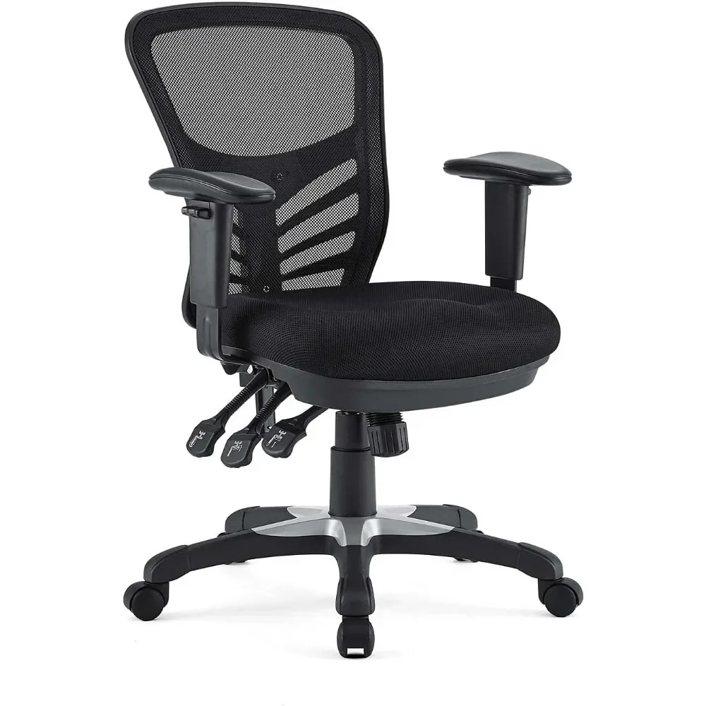 EEI-757-BLK Articulate Ergonomic Mesh Office Chair in Black