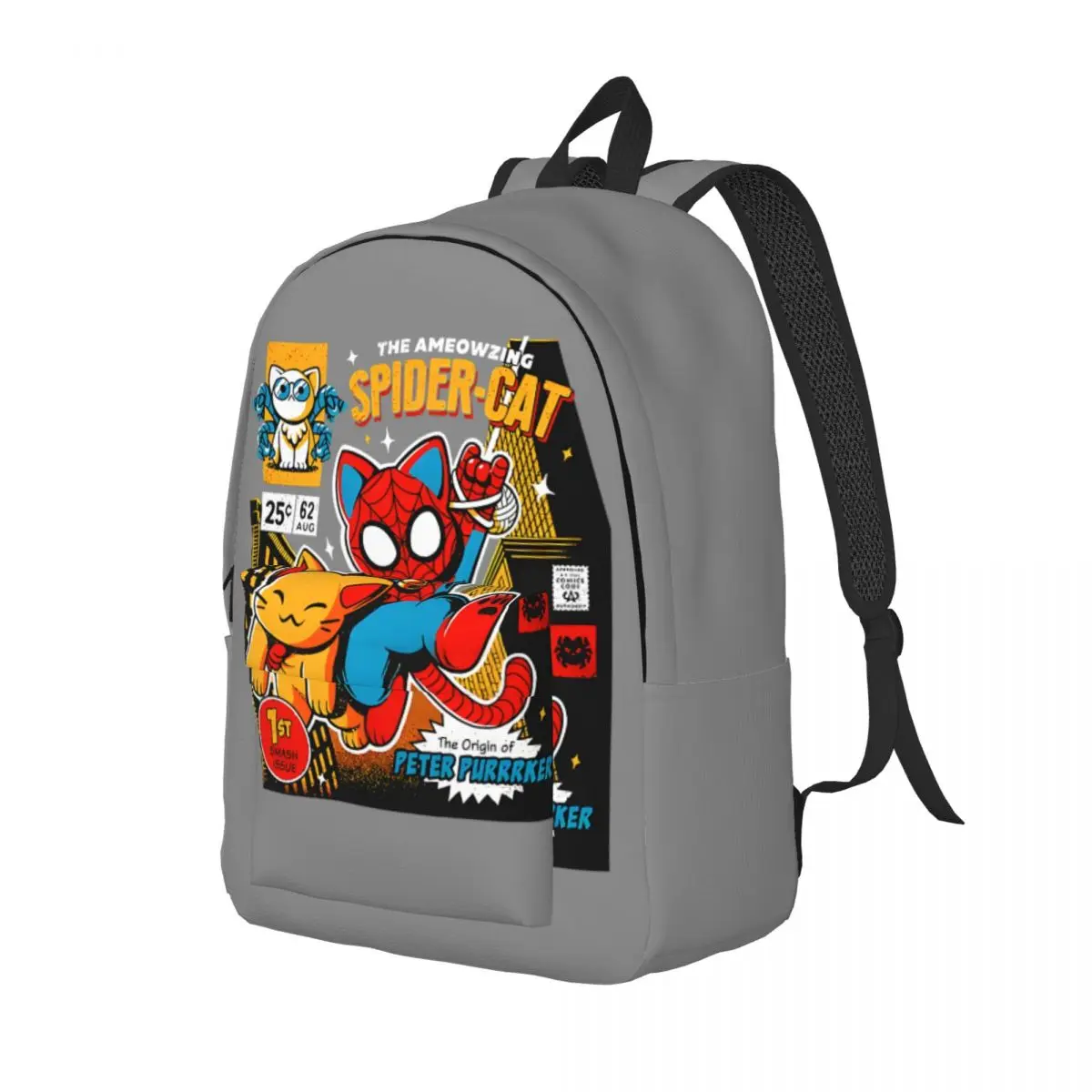 Adjustable Strap The Ameozing Spider Cat T - Spider Cat Hoodies - Cat Kindergarten Bag For Work Large Capacity Marvel Spider-Man