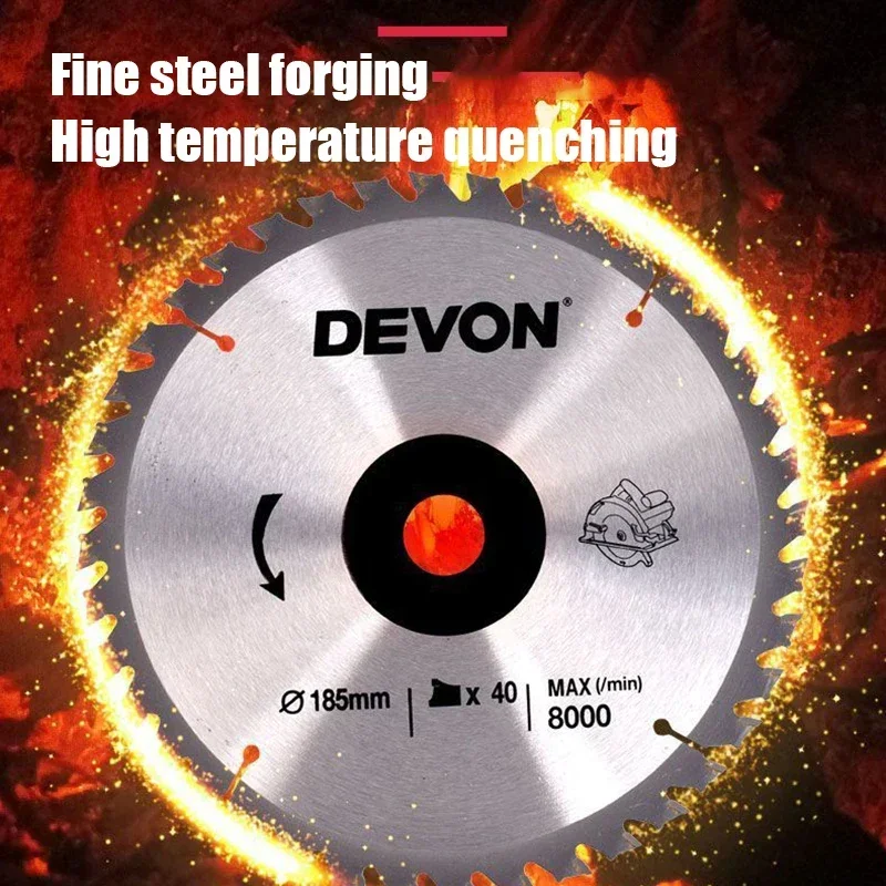 Devon Woodworking Circular Saw Blade Inner Hole Diameter 20mm Suit 5833 5835 54919 Also for Other Circlesaw 128/145/189x20mm