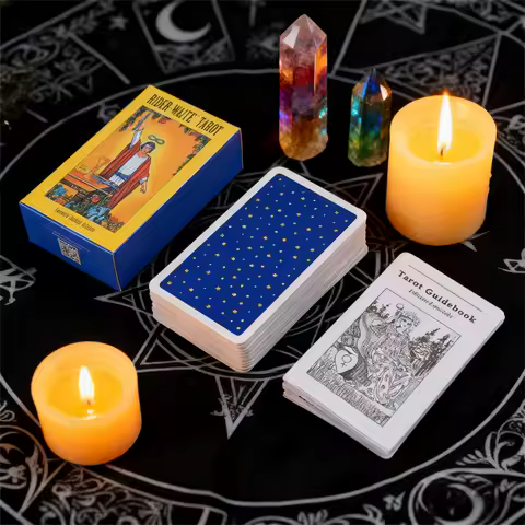 Hot Sale Rider Waite Tarot Card Divination Personal Use Tarot Deck Full English Spanish Version Oracles Deck Girls Board Game