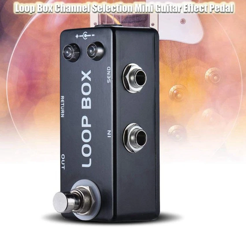 MOSKY Loop Box Mini Gitaar Effect Pedaal True Bypass Looper Route Selectie Gitaar Effect Processor Voor Elektrische Gitaren Onderdelen