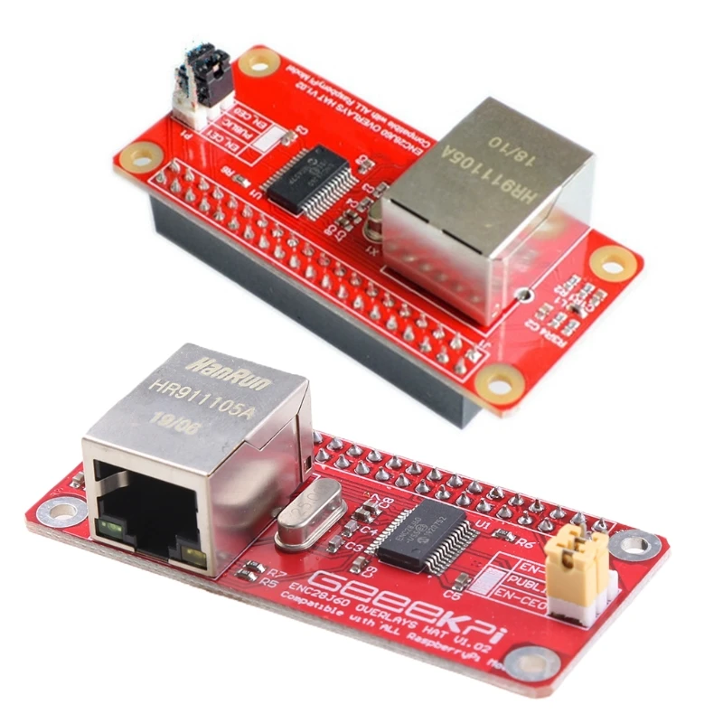 Módulo adaptador de red LAN Ethernet ENC28J60 para Raspberry Pi Zero, novedad de 2021