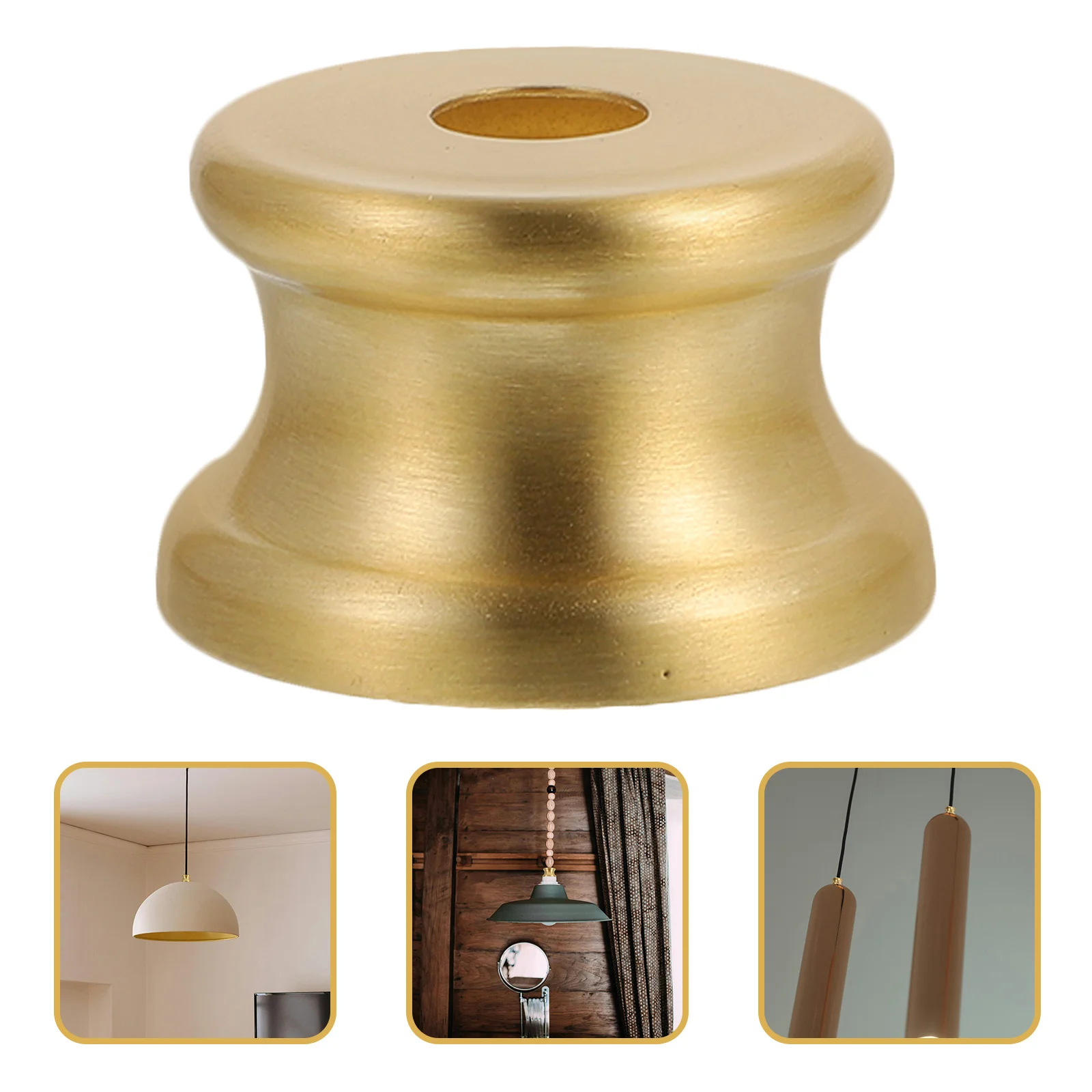 

Small Copper Lamp Finial E27 E14 Lamp Cup Replacement Light Holder Durable Metal Lampshade Finial Light Decor Retro Socket Cup