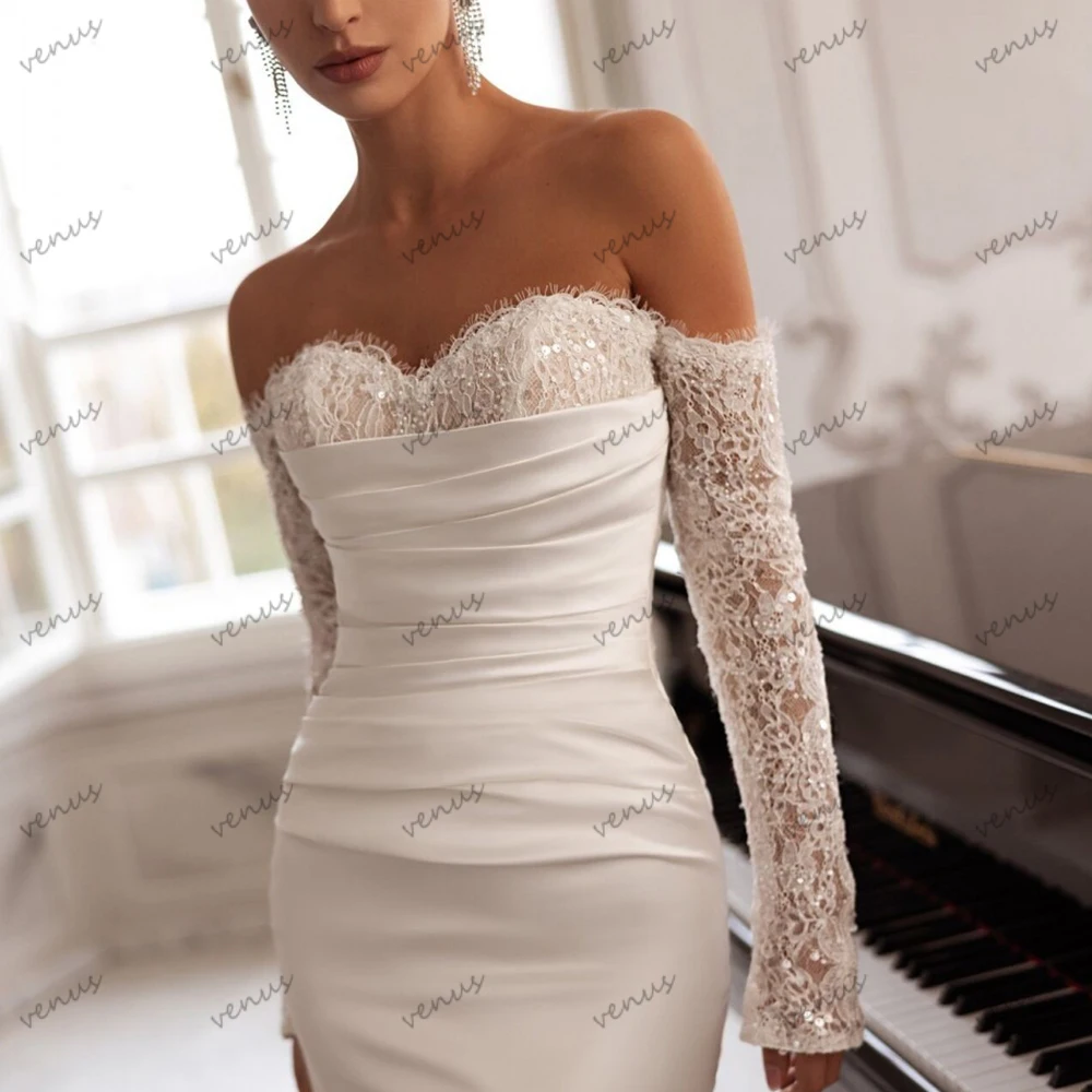 

Elegant Wedding Dresses Vintage Bridal Gowns Lace Appliques Off The Shoulder Robes For Women Vestidos De Novia Customized 2025