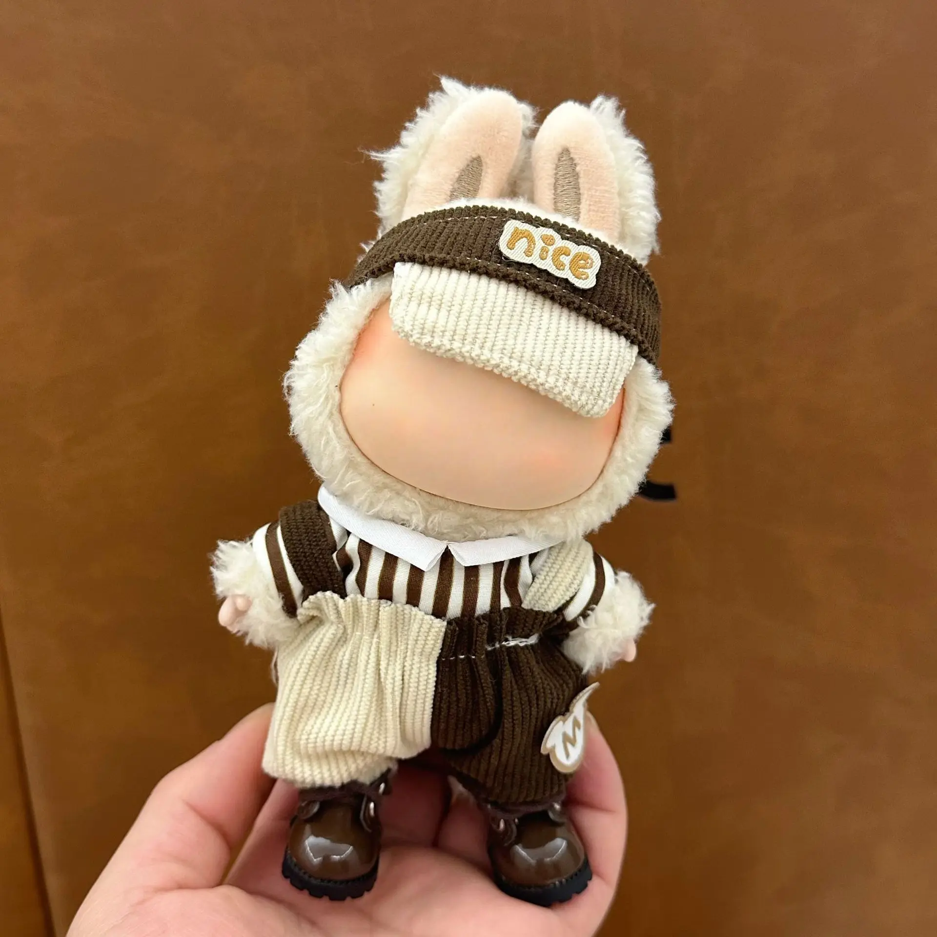 

15 17cm Doll Clothes Set: Cute Hoodie & Skirt Outfits V1 V2 V3 Style DIY Fashion Gift for Plush (No Doll Included)