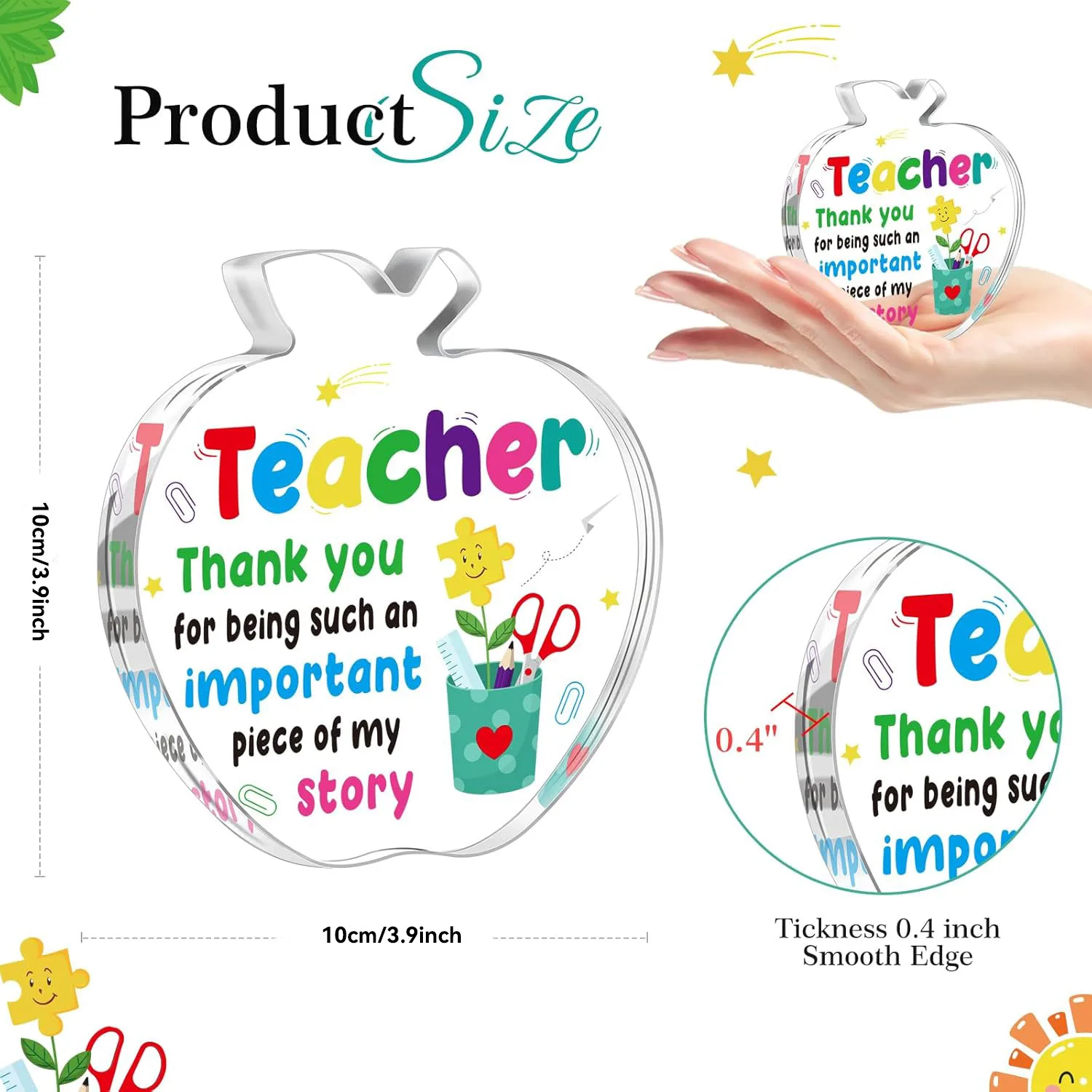 Teacher Appreciation Gifts for Women-Teacher Graduation Retirement Gifts Thank You Teacher Gifts End of Year Best Teacher Gifts