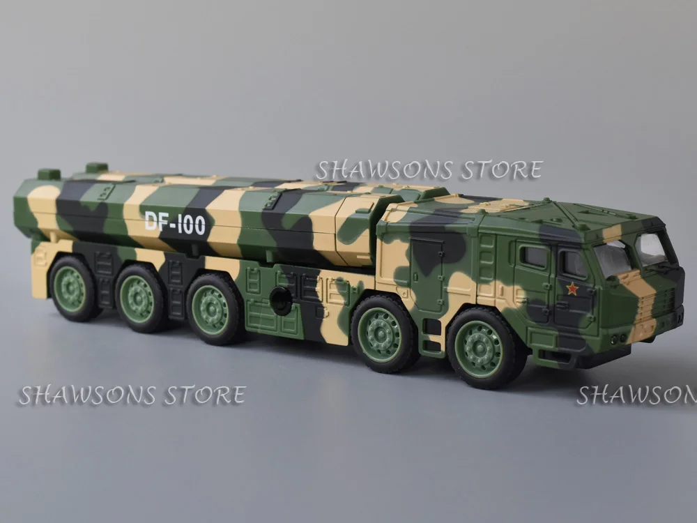 

Миниатюрная модель военной техники DF-100: Сверхзвуковой ракетный грузовик с звуковыми и световыми эффектами