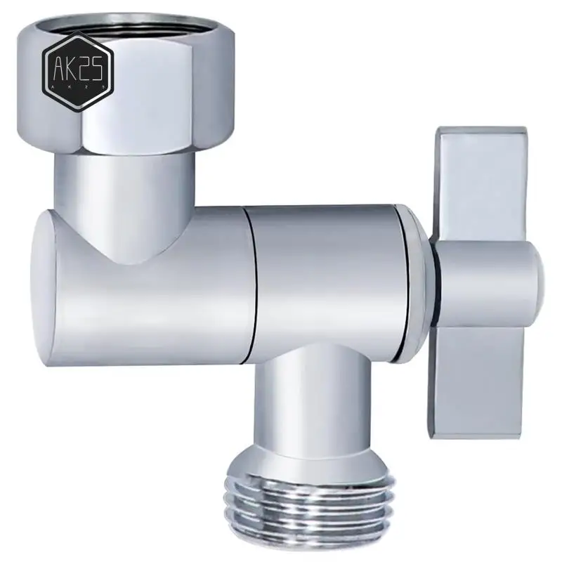 

AK25 — цельнометаллический угловой адаптер, регулируемый удлинитель душевой насадки, регулировка угла, универсальное соединение