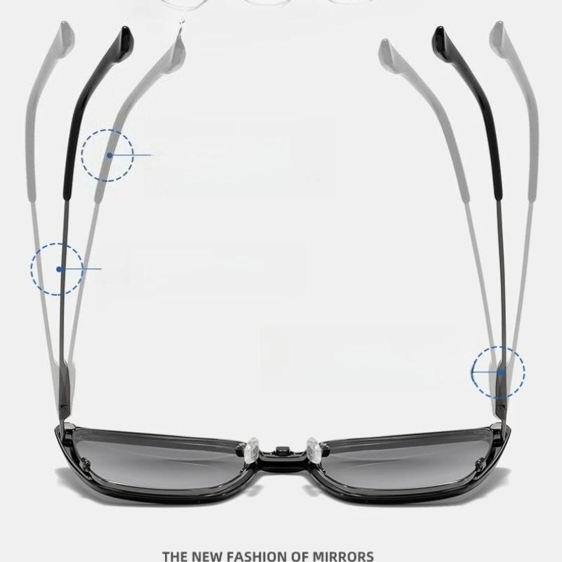 نظارات GJ OPTICIAN ذات الأكمام المغناطيسية ذات الأغراض المزدوجة، نظارات شمسية بمشبك عين القطة، نظارات طبية جديدة للنساء مضادة للضوء الأزرق للقراءة