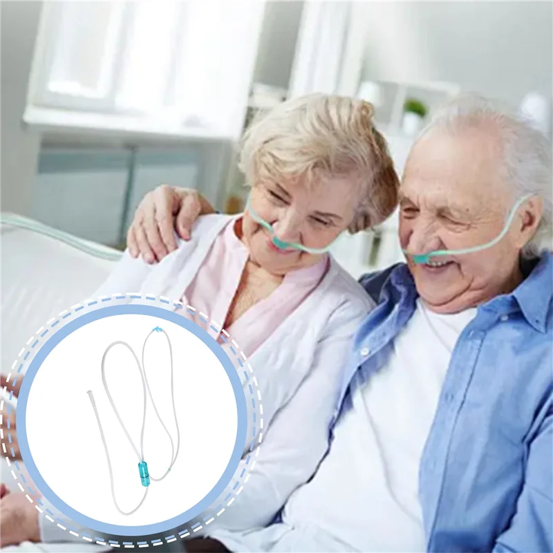 (Guaranteed) Oxygen Tube, Made Of Elastic Silicone Material, Nasal Oxygen Cannula,Not Easy To Deform And Crack, Easy To Use And