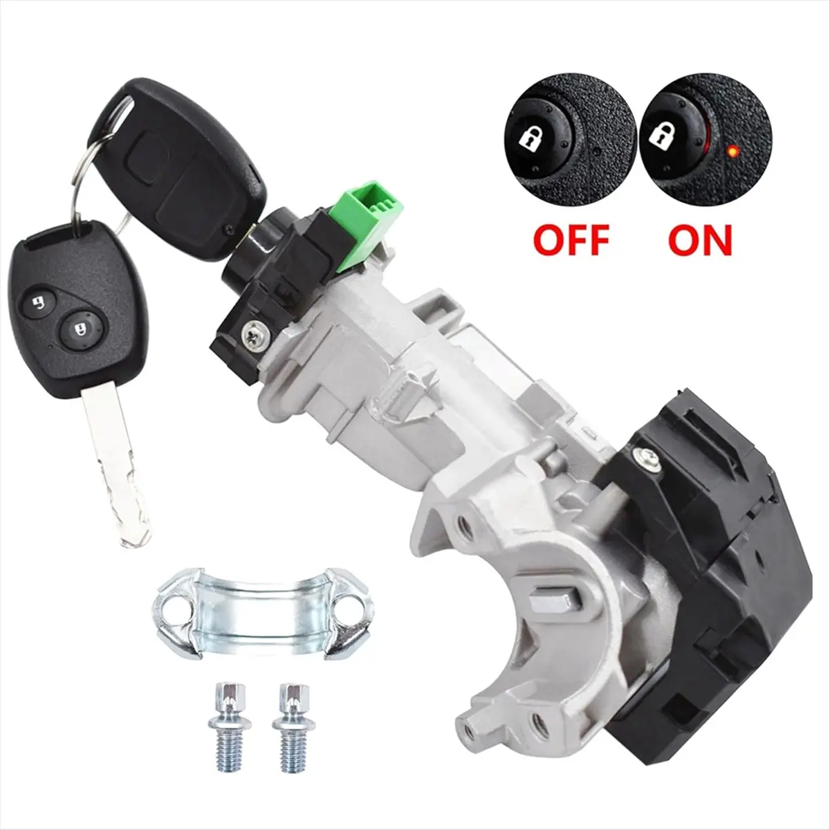 #99T (Metal)For Honda Civic 1.8L SOHC 2007-2011 Ignition Lock Cylinder Switch,Automotive Parts & Accessories