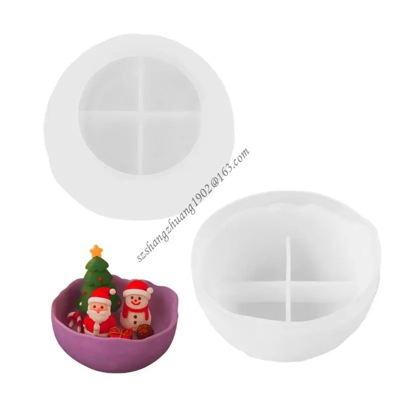 Q6RB Silicone Mould For Craft Materials Heat Resistant Storage Bowl Jewelry Making Tool Home Decoration