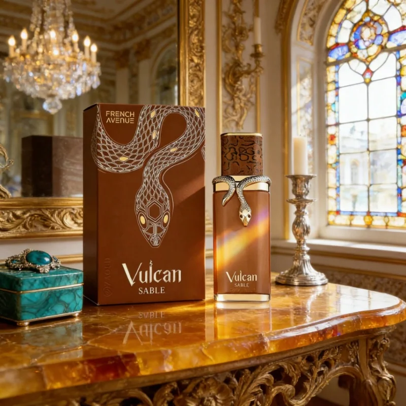 

Fragrance World French Avenue Vulcan Sable Unisex Eau de Parfum (3.4 fl.oz).