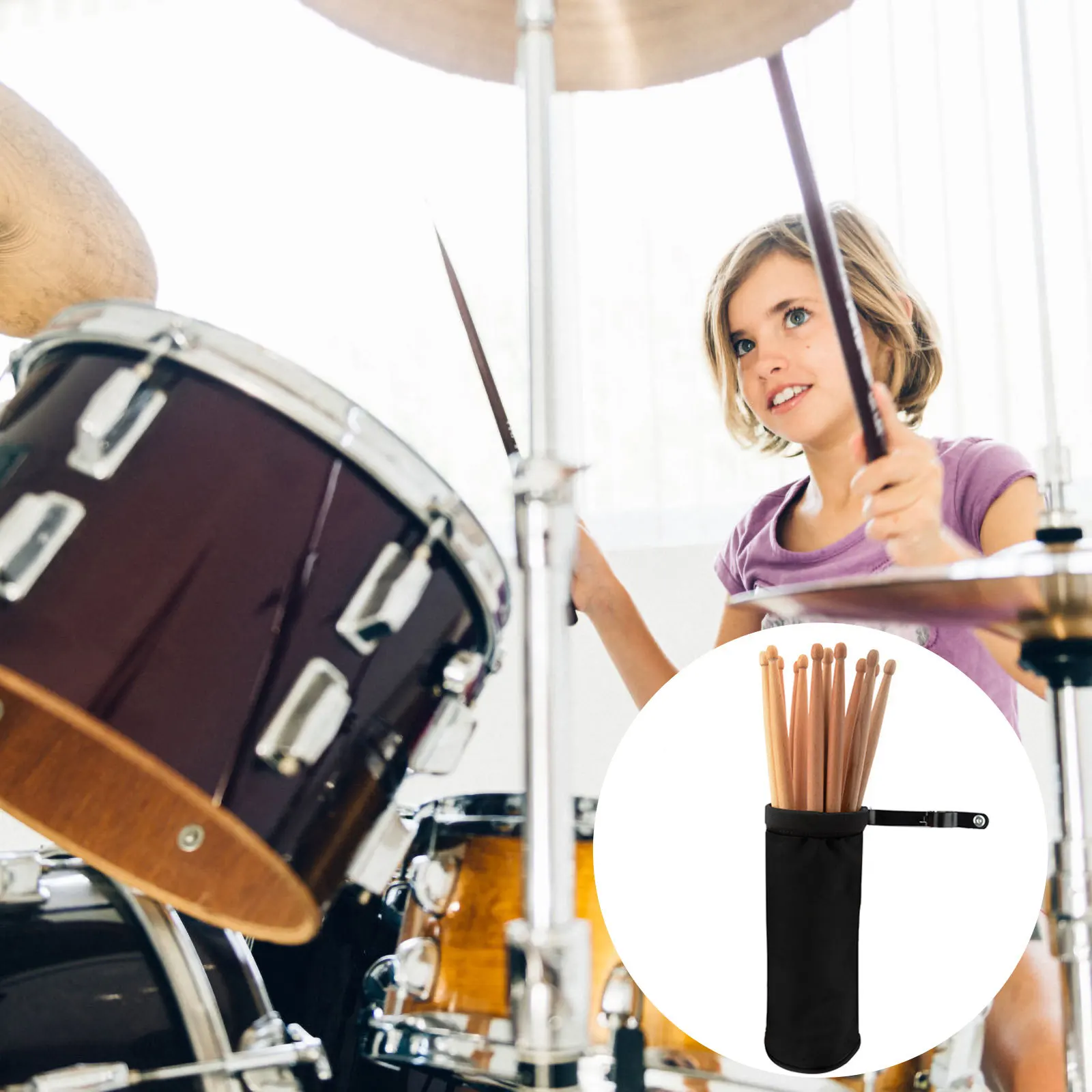 

1 Set Drumstick Bag Oxford Cloth Durable Portable Storage Pouch For Drumsticks Holder Container Percussion Instrument Supply