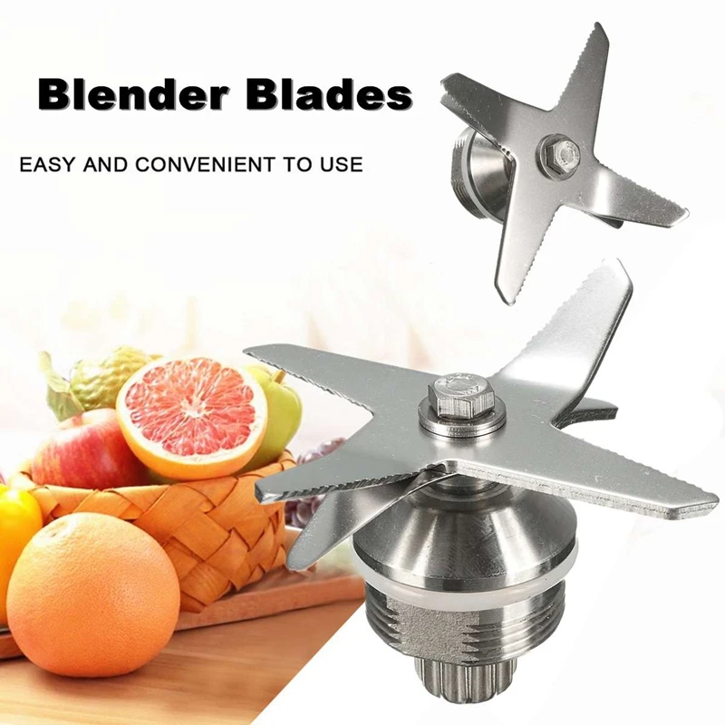 4Pc Ice-Crushing Blender Blade Parts With Sealing Ring For Vitamix 5200 Series