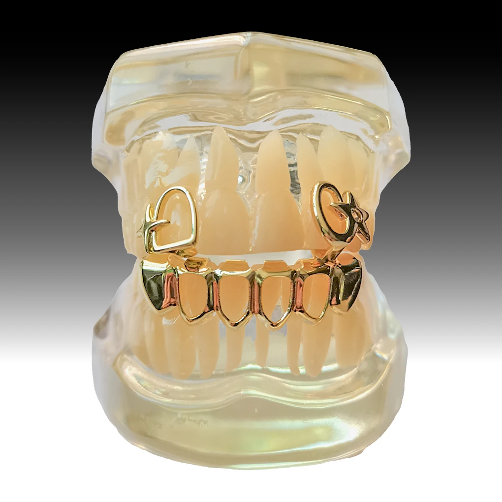 حلي الهيب هوب المجوفة على شكل نجمة مناسبة للارتداء في الملاهي الليلية وعيد الميلاد وحفلات أعياد الميلاد