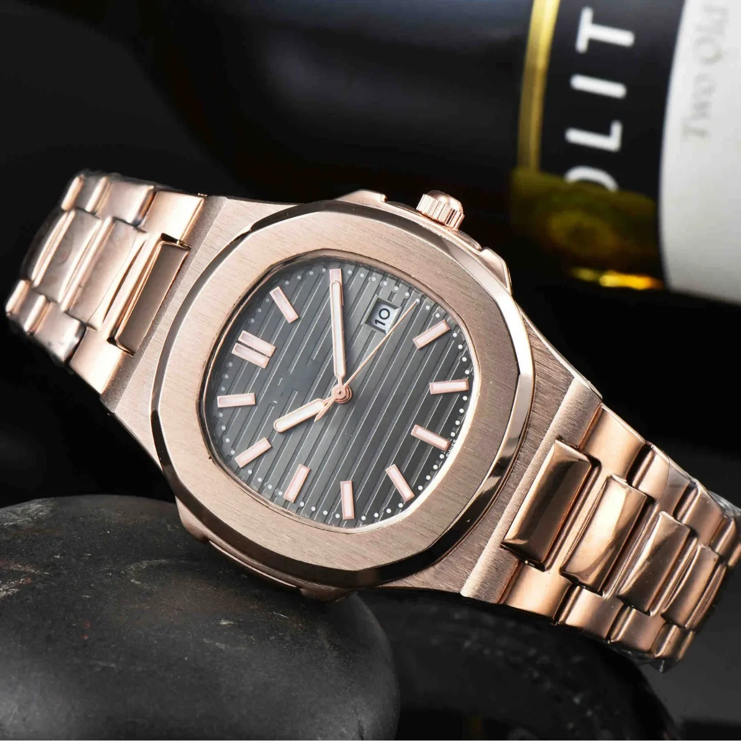 2025 New Top Brand Luxury Quartz Watch Original Fashion Business Waterproof Simple Watches for Men Casual Retro Calendar Clock