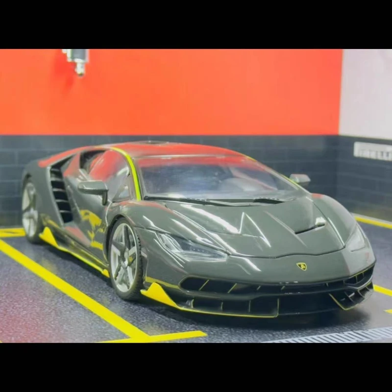 1:18 Lamborghini Centenario LP770-4 Legering simulatie supercar gegoten metalen geluid en lichtGeavanceerde collectie automodellen