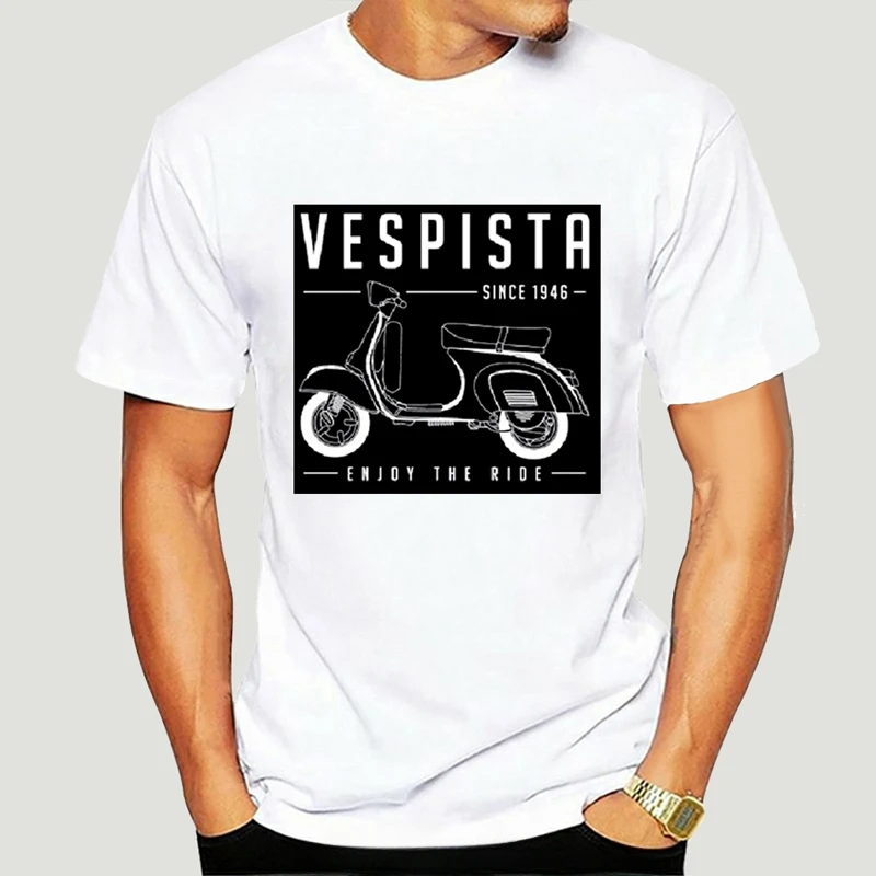 Funny High Quality Printing 100% Cotton Tee Shirts T-shirt Fur  Lambretta Roller Piaggio Scooter Geschenk  Fashion