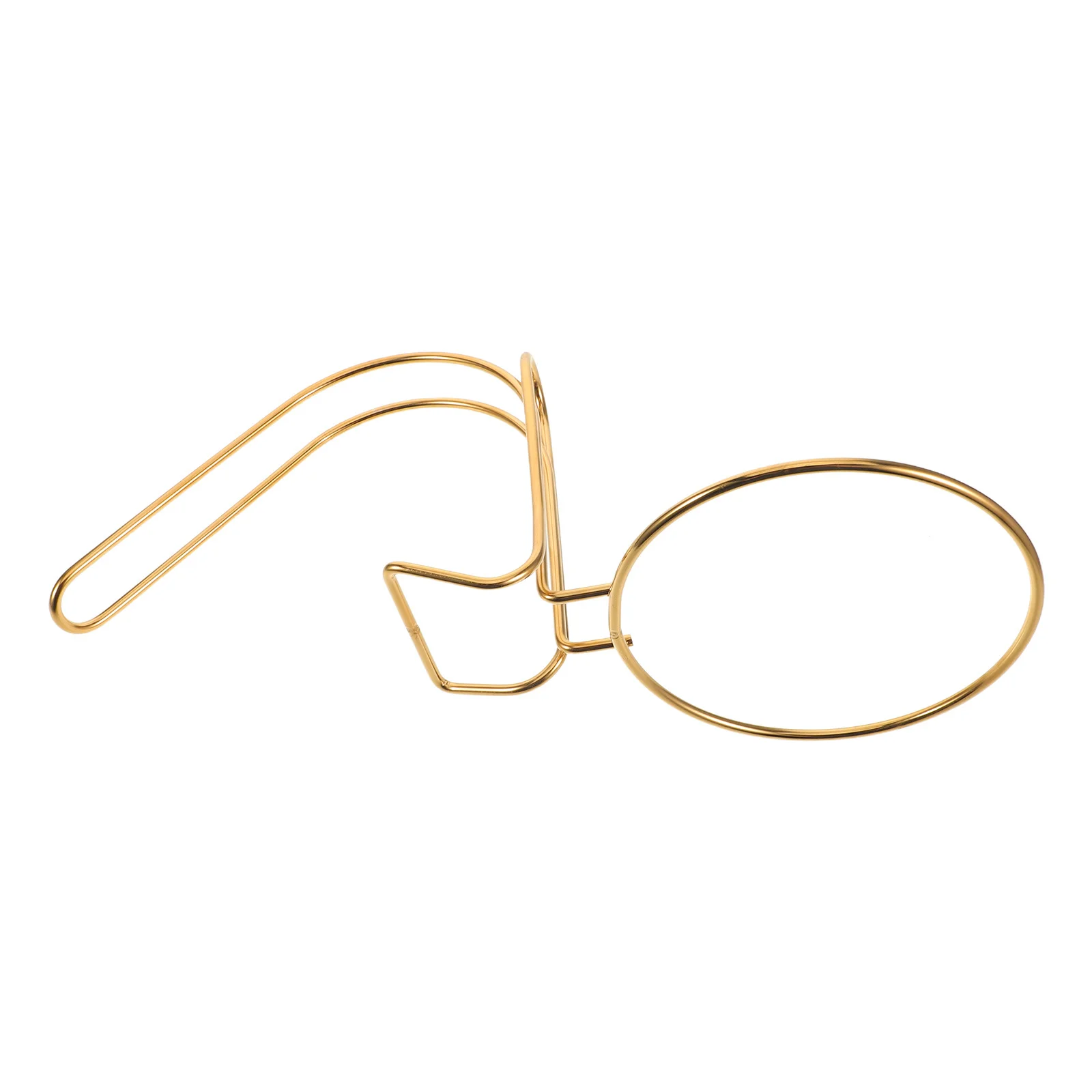 

Sleek Stainless Steel Tabletop Drink Bucket Stand Portable Wine Cooler Holder for Indoor Outdoor Celebrations Ice Bucket Stand