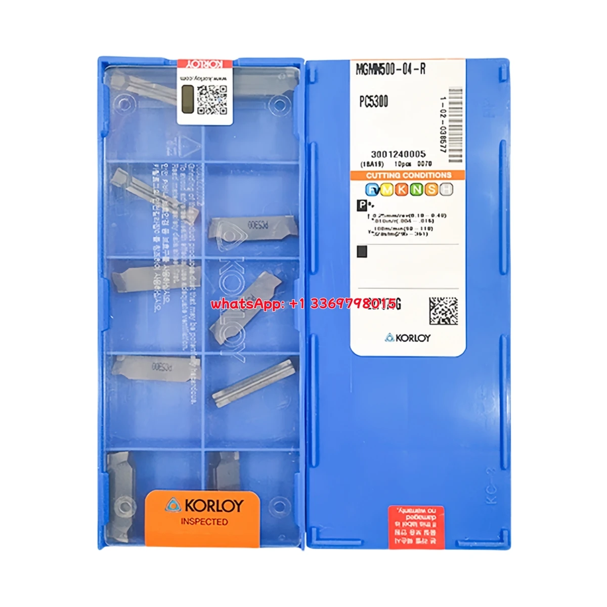 KORLY 100% الأصلي MGMN MGMN150 200 250 300 400 500 -02 04 6D CT-G T L R PT CRT PC5300 الأخدود إدراج 10 قطعة