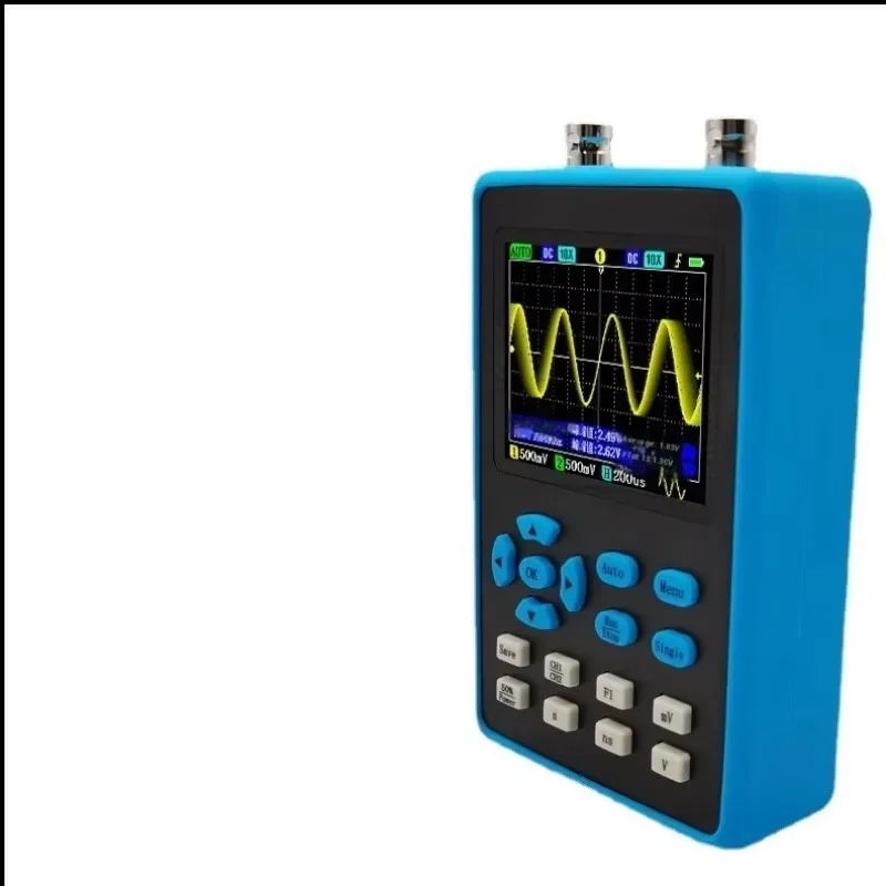 1 Pc DSO2512G 120 M Bandwidth 500 MSa/s 2 in 1 Dual Channel Oscilloscope 10mV Minimum Vertical Sensitivity FFT Spectrum Analysis