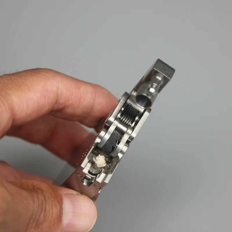 Outdoor Tragbare EDC Mechanische Einfache TC4 Titan Legierung Lichter r Camping Notfall Überleben Zündung Werkzeug