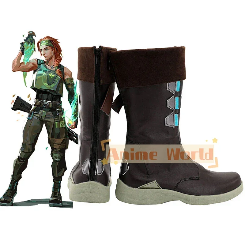 Valorant Skye Cosplay Shoes Halloween Carnival Boots Custom Made