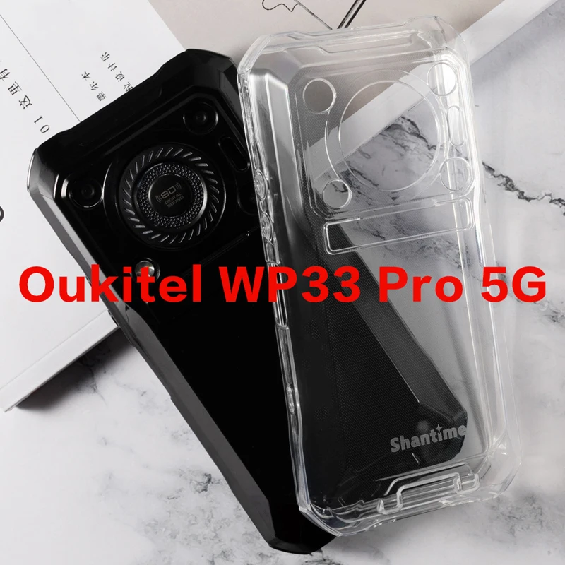 Ultra-thin Transparent Phone Case For Oukitel WP33 Pro Case Silicone Soft TPU Cover for OUKITEL WP33Pro WP 33 OukitelWP33 Bumper