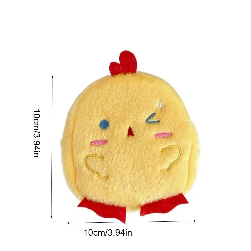 Новый плюшевый кошелек для монет с животными, курица, свинья, мультяшная сумка для кабеля, милый детский пакет для губной помады