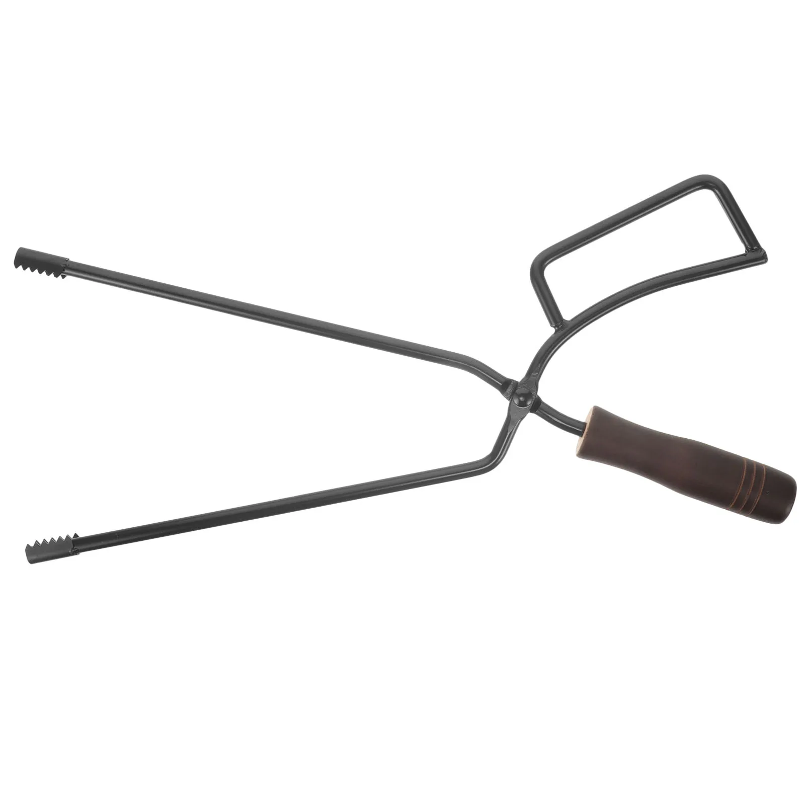 

Outdoor Fireplace Tong Charcoal Clamp Bonfire Tweezers Grill Barbecue Pit Tongs Clip Log Grabber Camping Firewood Tool Heavy