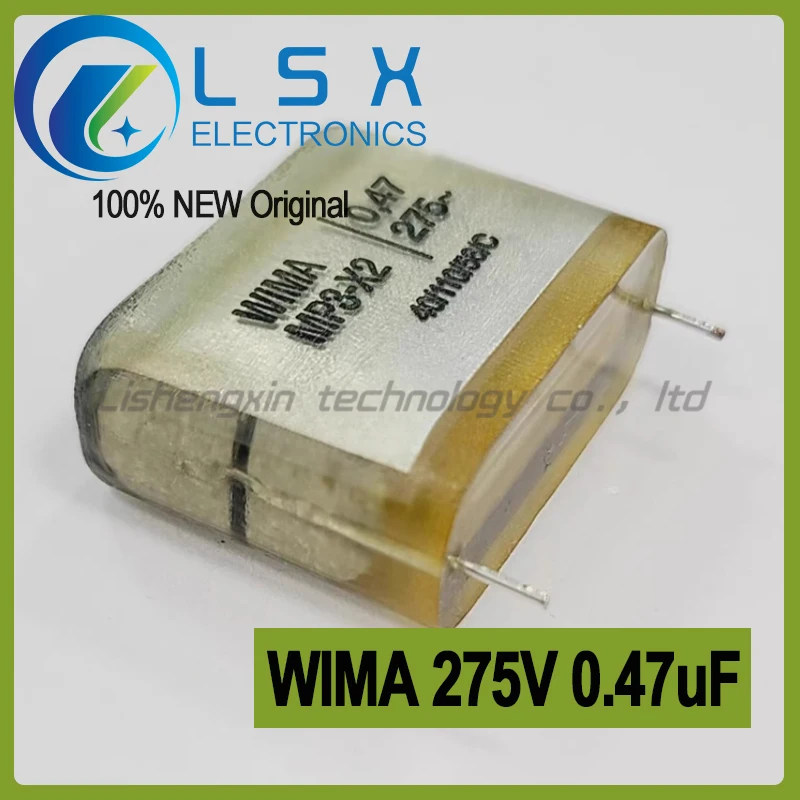 

5pcs WIMA 275V 0.47uF 250V 474 470nF MP3-X2 27.5mm Capacitors