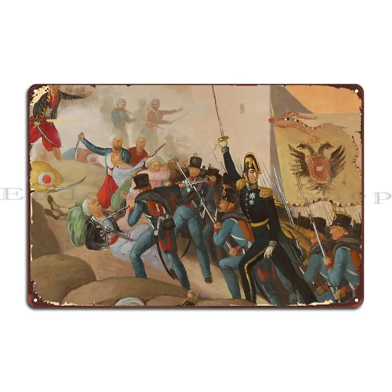 Siege Of Vienna Metal Sign Wall Plaque Designs Painting Poster Classic Tin Sign Poster