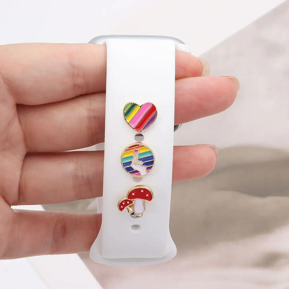 Creative Diamond Nails Watch Band Ornament Wristbelt Charms Decorative Ring Strap Accessories