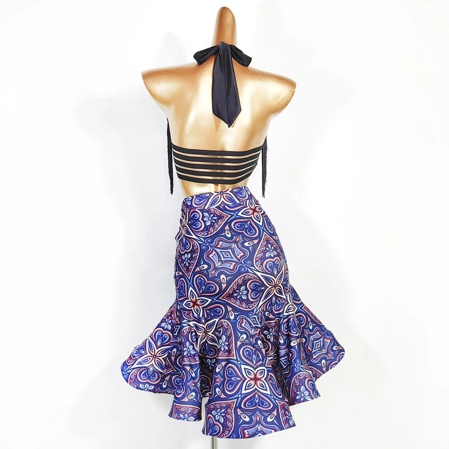Dance Wear Latin Skirt Female Dance Suit Party Dresses Samba Stage Latin Clothes Dance Costume Samba Suit Dance Outfit Latino