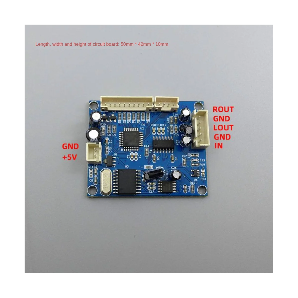 Módulo de reverberación Digital DSP, placa de reverberación de Karaoke, módulo MEZCLADOR PARA amplificador de potencia de Audio 0-99, 100 tipos de efectos