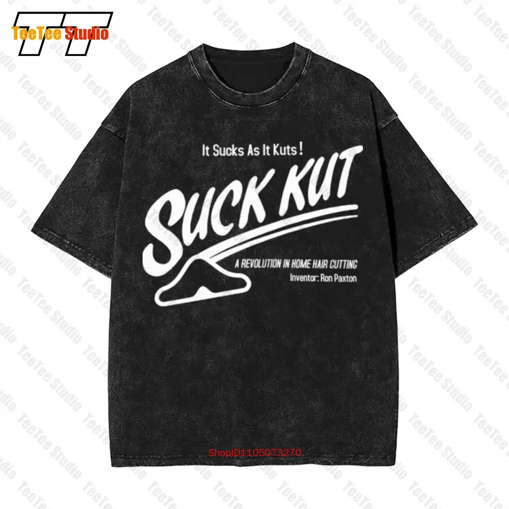 Waynes World Inspired Suck Kut Comedy 90S Film Vintage Oversized T-Shirt A07U