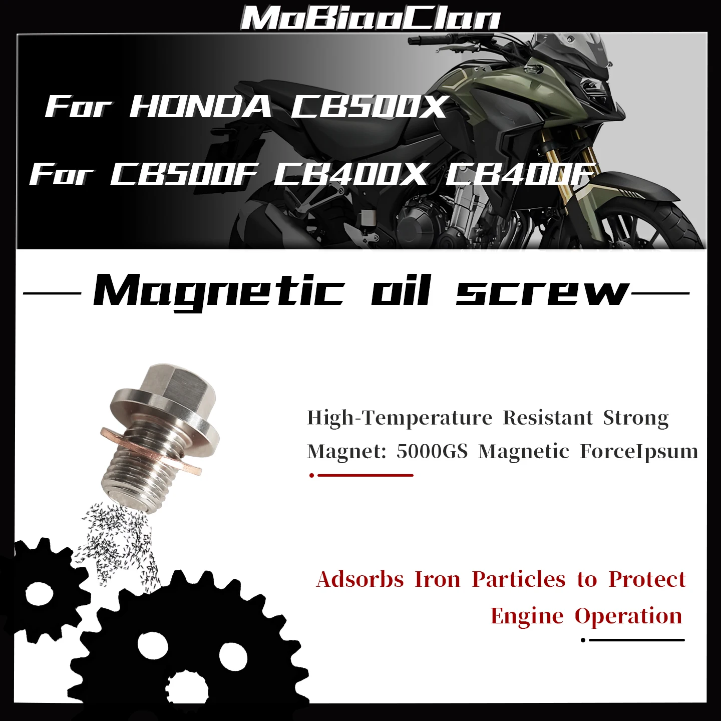 

Для HONDA CB500X CB500F CB400X магнитный винт для слива масла из нержавеющей стали CB400F cb400f масляный винт аксессуары для мотоциклов ﻿