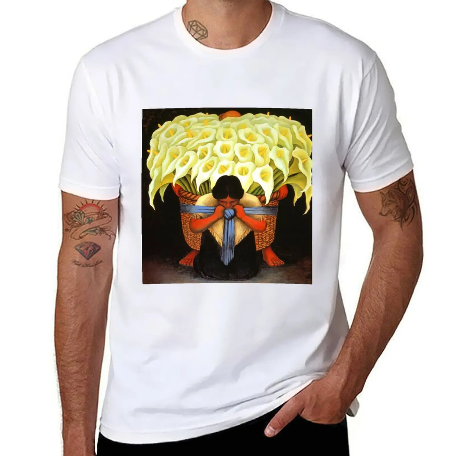 

Diego rivera famous paintings T-Shirt man t shirt luxury man t shirts graphic man t shirt heavy cotton T-shirt