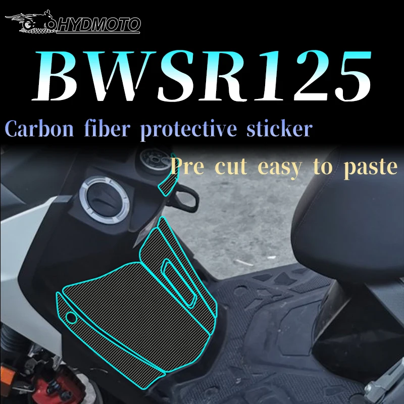 

For YAMAHA BWSR125 carbon fiber protective sticker waterproof decorative body film modification accessories