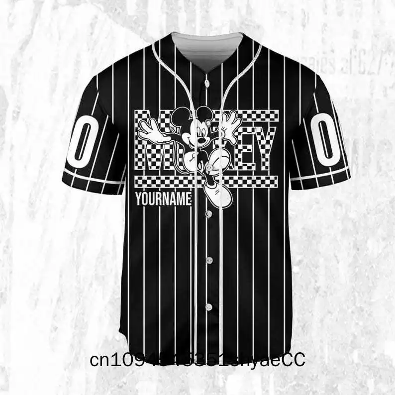 Personalize Disney Mouse 1928 Jersey, Youth, Adult Disney Baseball Jersey Sports, Cute Gifts For Fans Disney